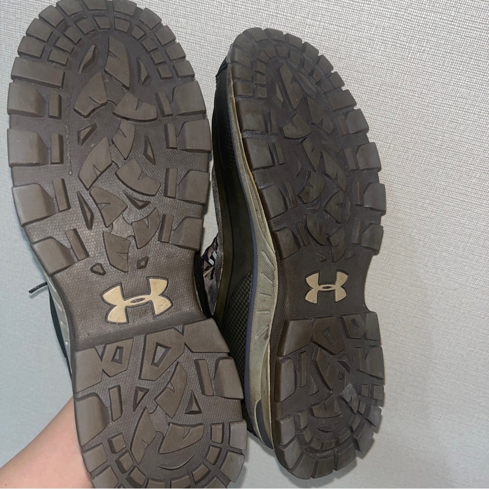 Under Armour Brown Camp Boots storm Gore-Tex Size 12 Ridge Reaper Barren Leather - Picture 4 of 11